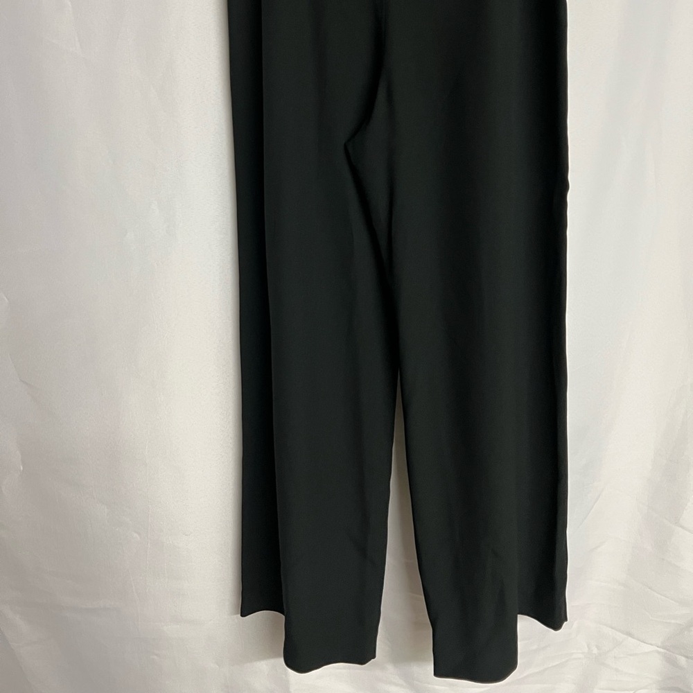 NWT Sezane Woman Black Loulou Trousers Cotton Bamboo High Waist Dress Pants 14 - Picture 7 of 15